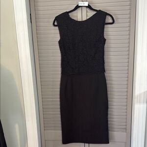 Dolce & Gabbana Black Sleeveless Sheath Dress